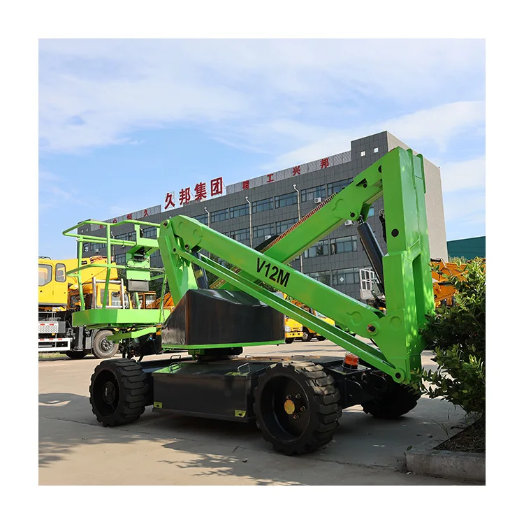 Mobile Boom Crane Cherry Picker China Small 10 M 13 M Altitude Working Platform For Sale