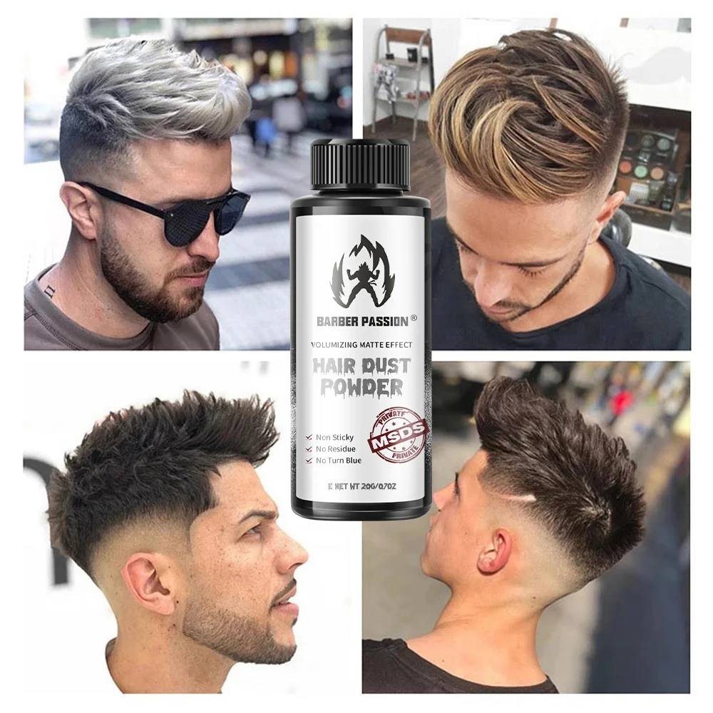 Natural Matte Look Hair Volume Styling Powder Men Texture Fluffy Dust IT Powder Private Label