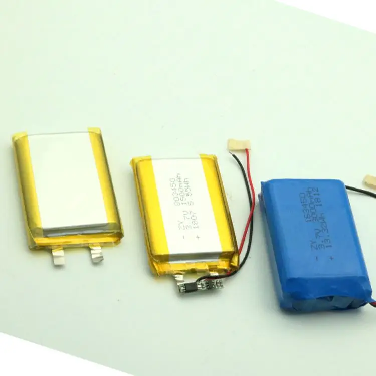 
Manufacturer 163450 803450-2P 3.7V 3000mAh Battery Pack Lipo Prismatic Cells For GPS 