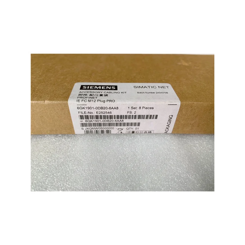 Top Agent PLC controller 6GK1901-0DB20-6AA8 Industrial Ethernet FastConnect M12 plug PRO 2x2 M12 plug-in connector