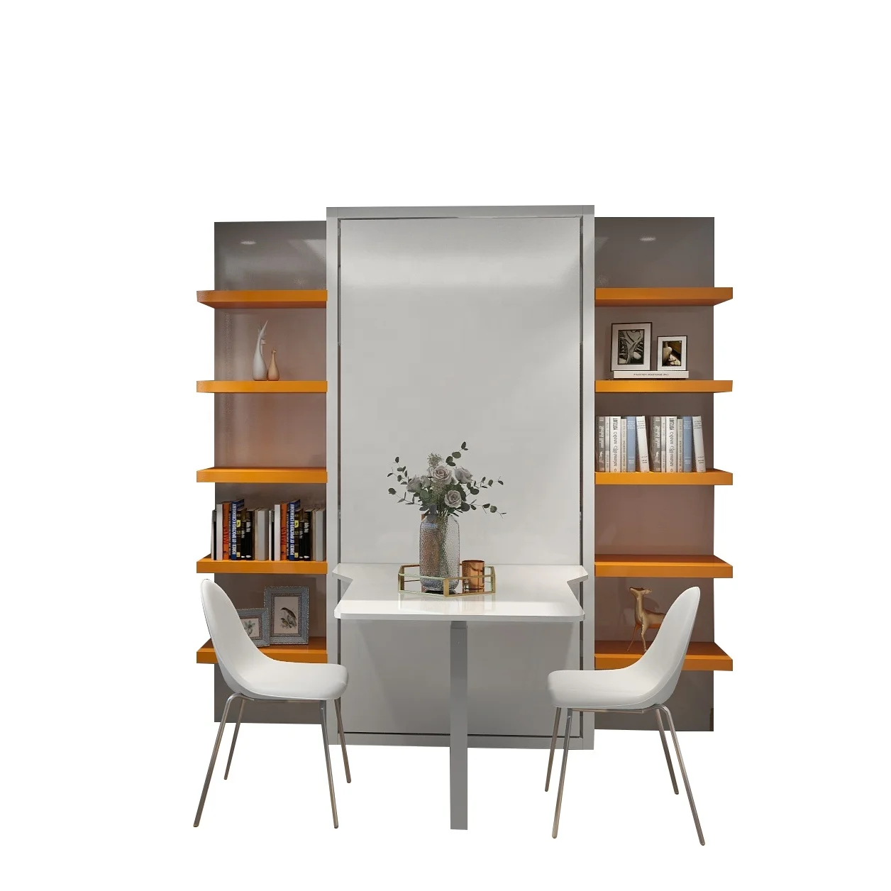 Custom Design Murphy Wall Bed Wall Mounted Folding Bed Systems For Hall