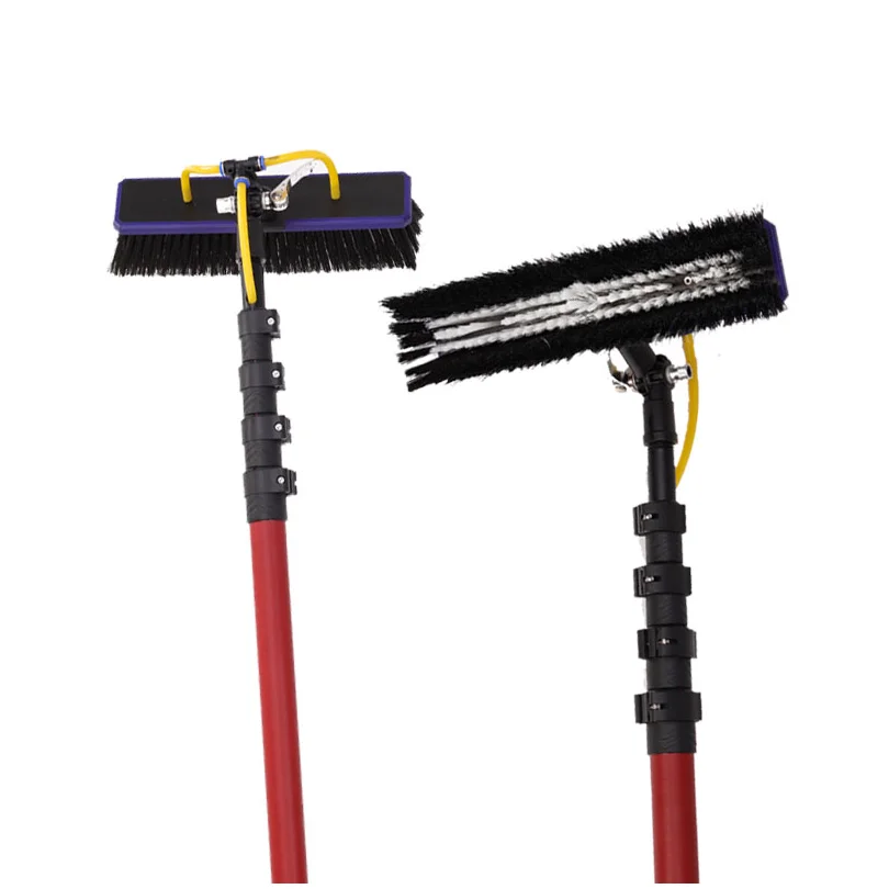 Carbon Fiber Tube Pole tubos lac negro de acero al carbono Adjustable 2023 Environmental Protection Long Handle Cleaning Brush