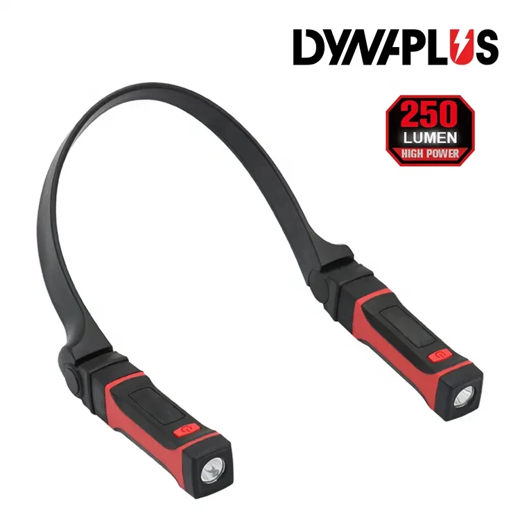2023 New 2 in 1 LED knock-down work light Magnet dual flashlight Night light Detachable Emergency Hanging neck work light
