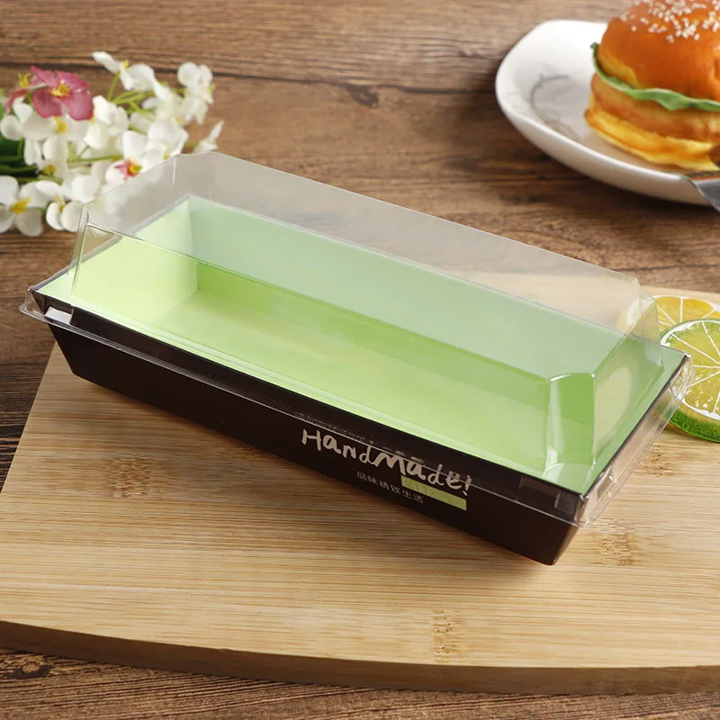 Kitchen Food Container Polypropylene Plastic Durable Sandwich Bread Food Container Box Safe Storage Lunch Box