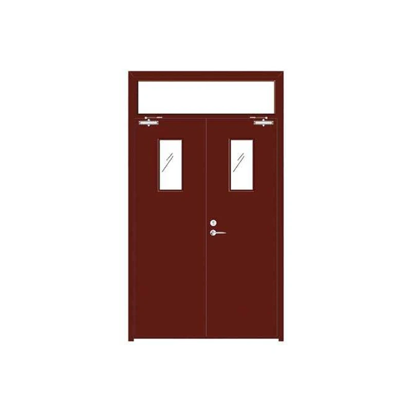 Certified 36-Inch Commercial Wood Fire-Rated Door 20-Minute Fire Rating 1-Hour Residential Fire Door-30 x 80 with Glass Material