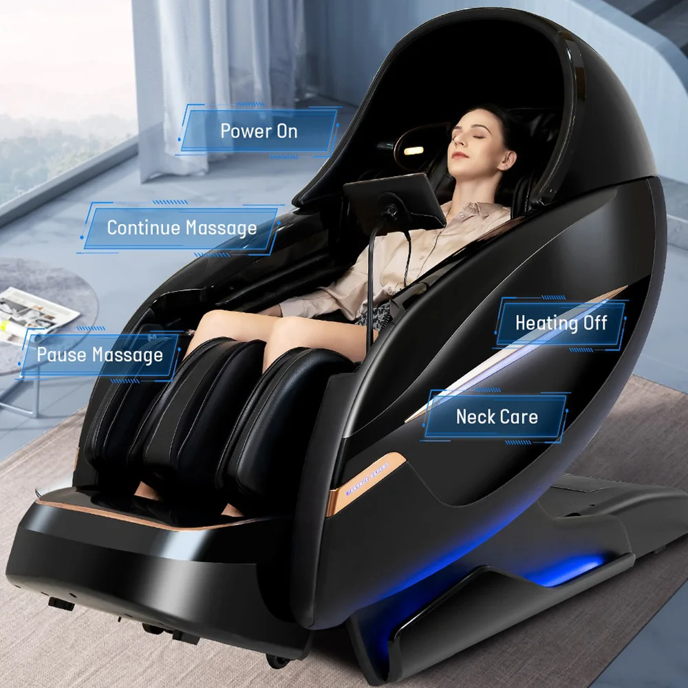 Morningstar 200kg 3 D Zero Gravity Shiatsu 4 Roller Massage Chair for Sale