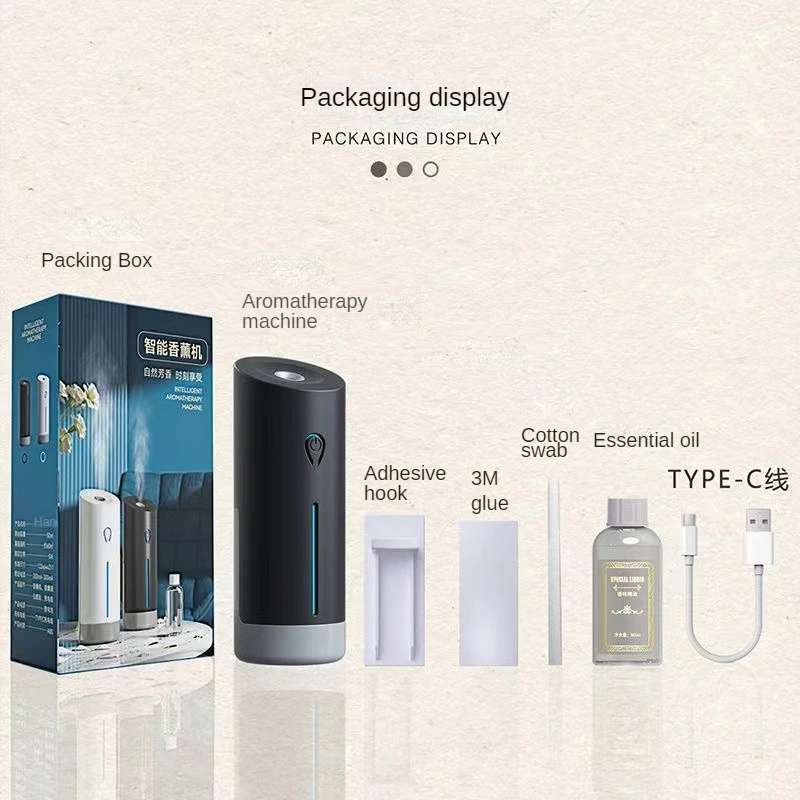 Custom Logo Smart LED Light Electric Air Freshener Automatic Spray Timing Scents Diffuser For  Home Hotel