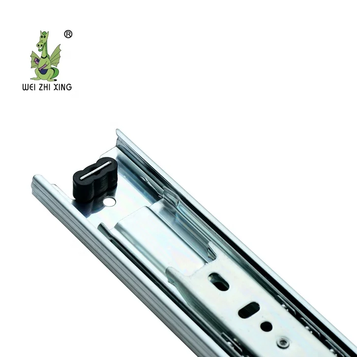 stainless steel heavy duty furniture ball bearing slideway drawer slide rail 4010