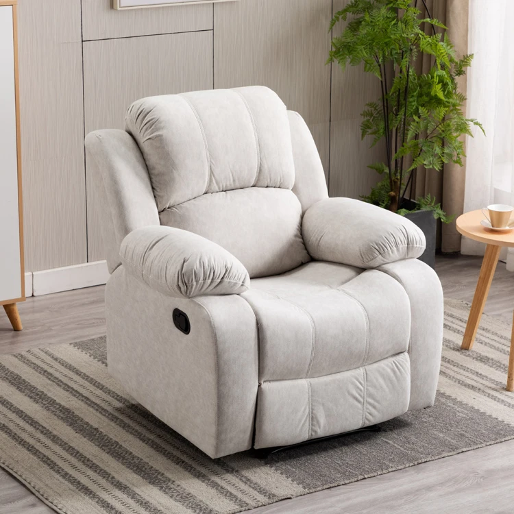 
Modern Microfiber Leather Cinema Living Room Manual Vibration Swivel Recliner Electric Massage Sofa Chair 