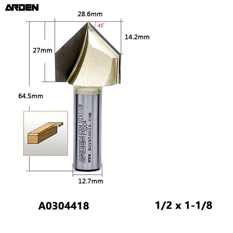 Zmax Hot Sale V-Shaped Knife Bakelite Engraving Machine Woodworking Milling Cutter Head Trimming Machine Gong Knife Tool Router