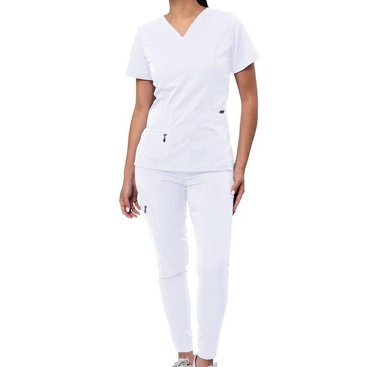 Design Your Own Scrubs Doctors Hospital Scrubs Dental Clinic Workwear Short Sleeve Work Suits Beauty Set Medical Uniform Scrub