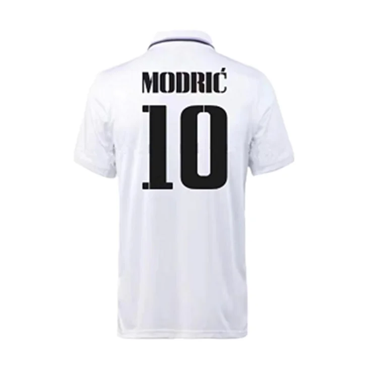 2022-2023 реальный Бензема 9 # Азаз 7 Марсело 12 MODRIC Мужская Клубная городская одежда для домашнего футбола версии фаната игрока