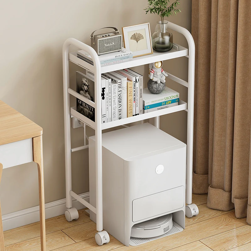 Cabinet Above Sweeping Robot Cobos Stone Cloud Whale Rear Gap Storage Shelf Furniture Holders Racks for Living Room Floor Type