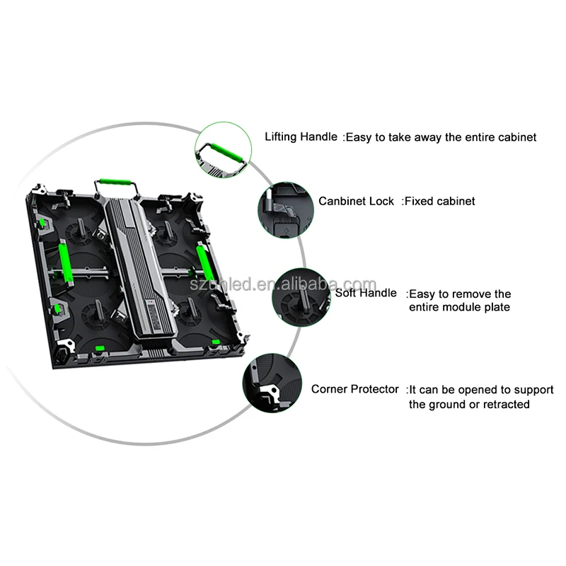 HD Waterproof LED Screen P2.6 P2.9 P3.91 LED Wall Movable LED Video Wall Rental Stage LED Screen Indoor Outdoor LED Display