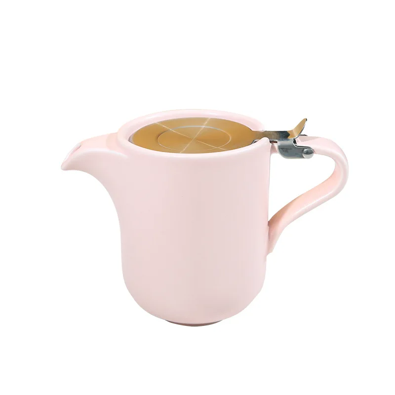 Ceramic Teapot with Stainless Steel Tea Infuser 450ML