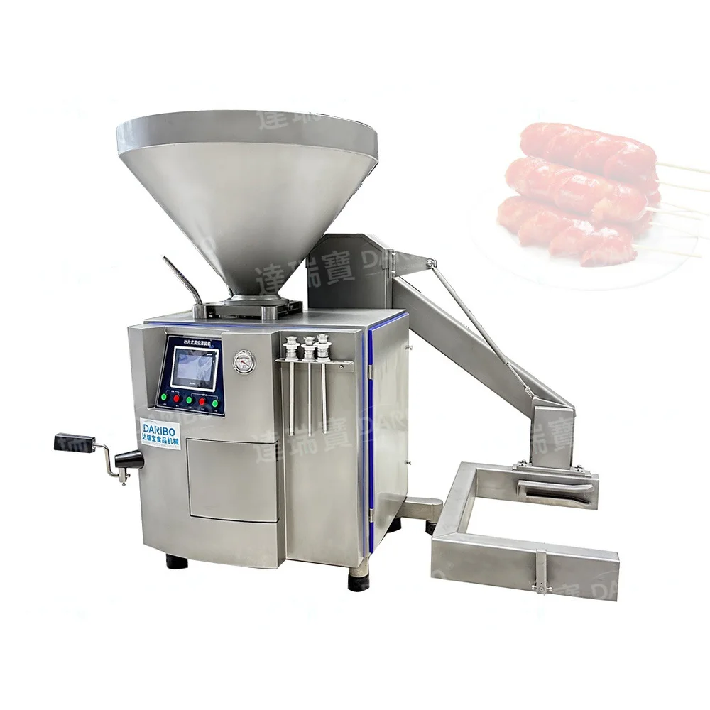 245L Vacuum Sausage Stuffing Machinery Salami Filler Beef Filling Equipment