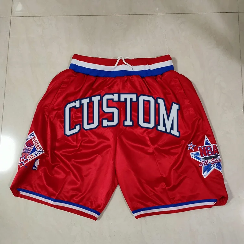 
Custom LOGO embroidery best basketball shorts wholesale 2021 blank mesh basketball team shorts design with pockets 