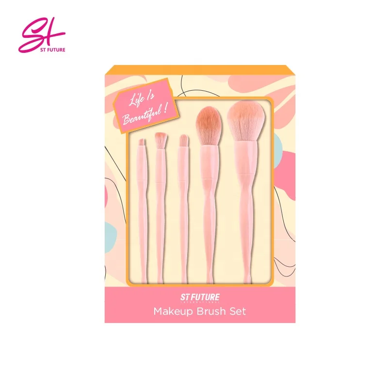 2021 Hot Sale Makeup Brushes Private Label logo Normal Size 11 Piece Blush Powder Foundation Makeup Brush Set