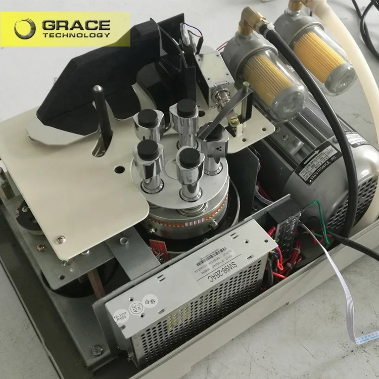 High speed vacuum bank note bundle strapping counting machine