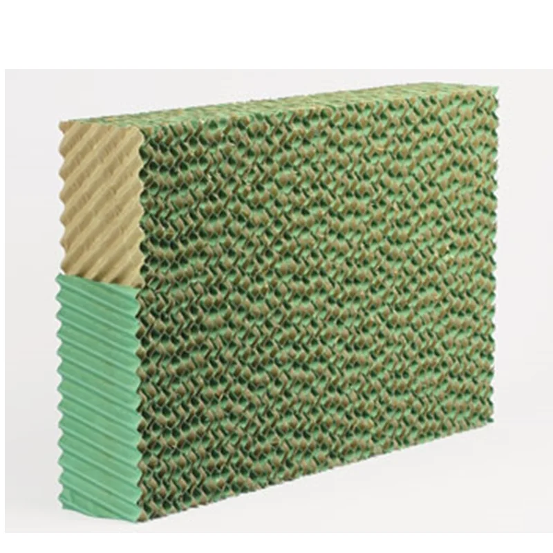 Cooling water fed systems fan and cooling pad wet curtain for poultry farm and greenhouse