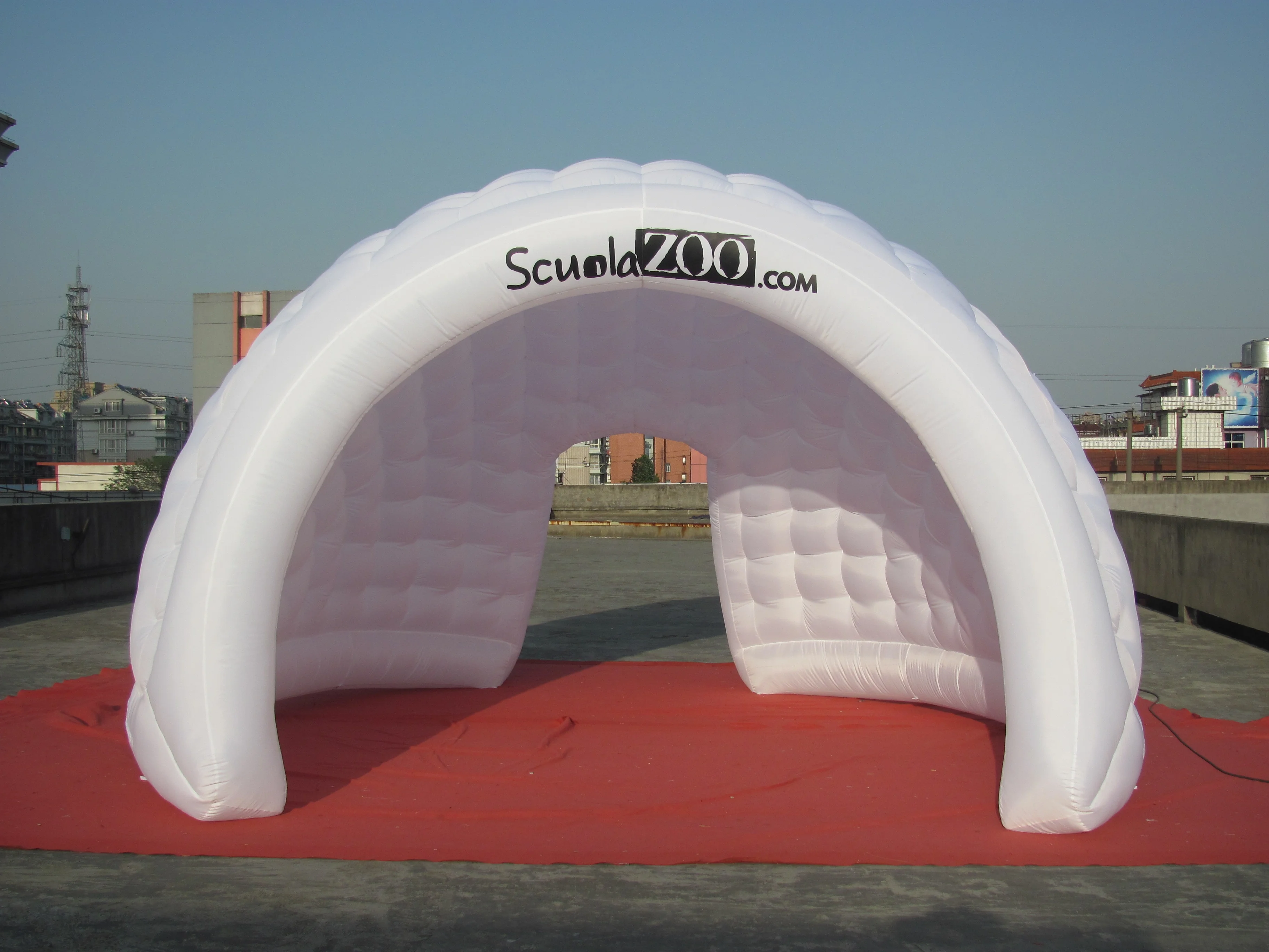 Colorful Lighting Led Tent Dome Inflatable Dome Tent Igloo For Event