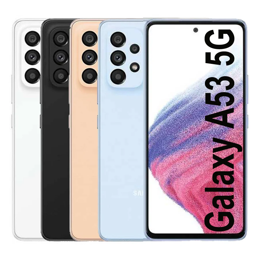 Для оригинального Samsung Galaxy A53 5G A536B/DS 6,5 дюймов 8 ядер 6 ГБ оперативной памяти 128 ГБ 64 Мп разблокированный смартфон Бесплатная доставка 5 шт.