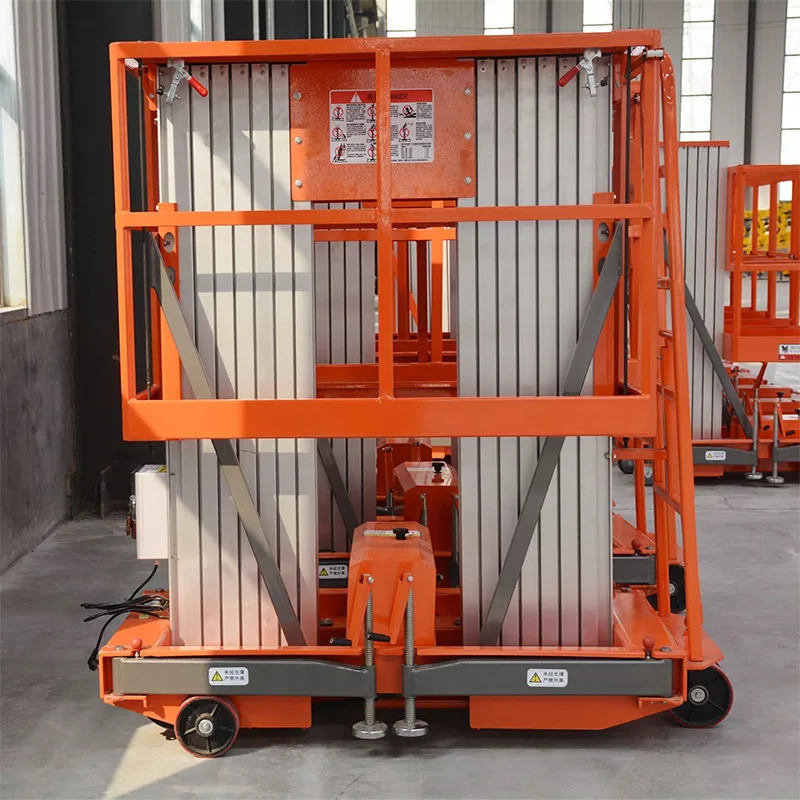 Двухмачтовый Электрический алюминиевый одномачтовый воздушный подъемник для ремонта окон