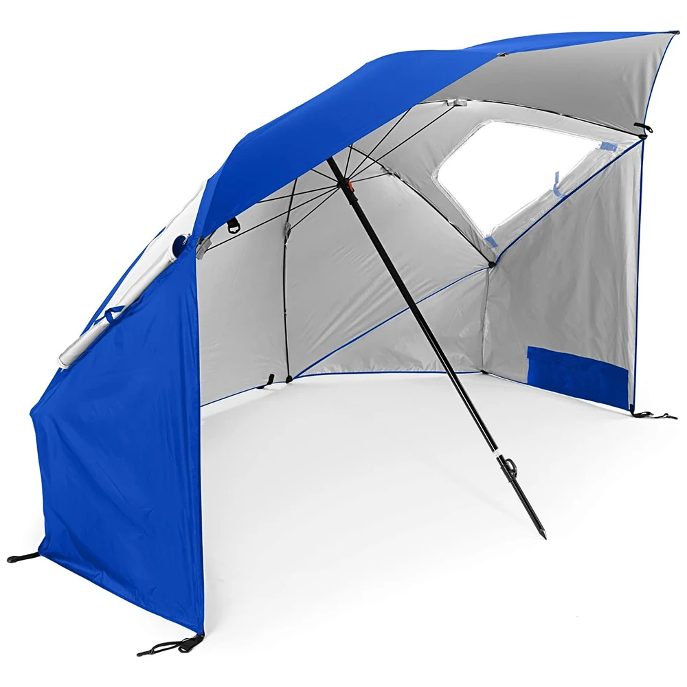 Outdoor Waterproof Folding Sport-Brella Shelter Beach Sun Umbrella with Custom LOGO