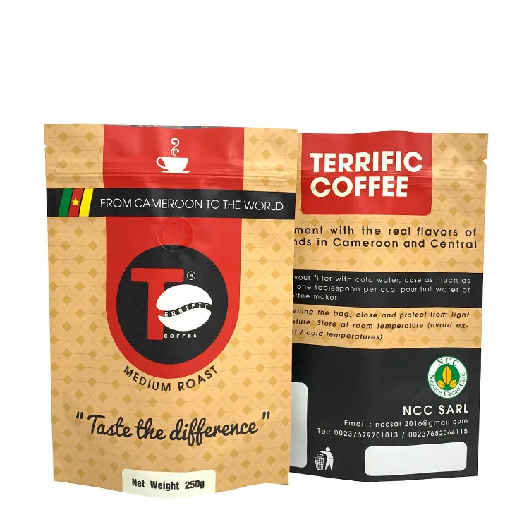 Custom Food Grade Stand Up Pouch Beef Jerky Snack Packaging Bag With Zip Lock