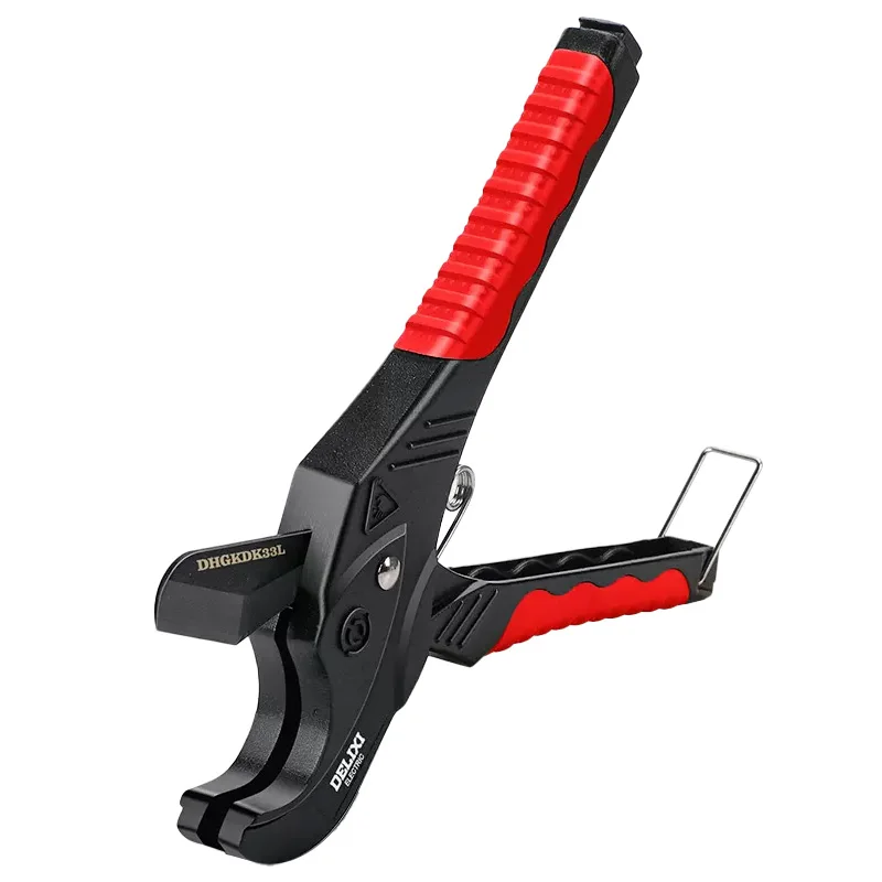 DELIXI ELECTRIC  High Quality Heavy Duty Fast Cut 33mm 42mm 63MM  Red PVC Pipe Cutter Tool