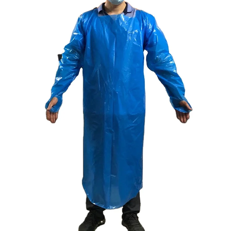 
Hot Sale Professional Lower Price Single Use Aprons Medical Disposable Plastic Gowns 