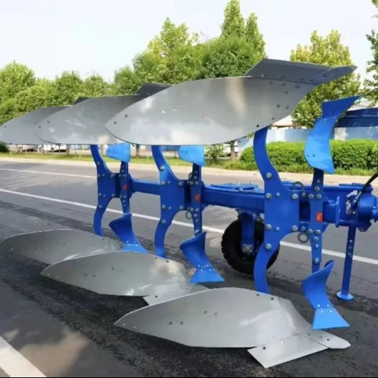 Free shipping Cheep agricultural equipment Hydraulic reversible turning plough machine share plow for tractor