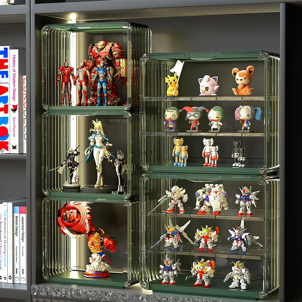 Acrylic Display Case for Lego Minifigure Transparent Blind Box Storage Assemble Showcase