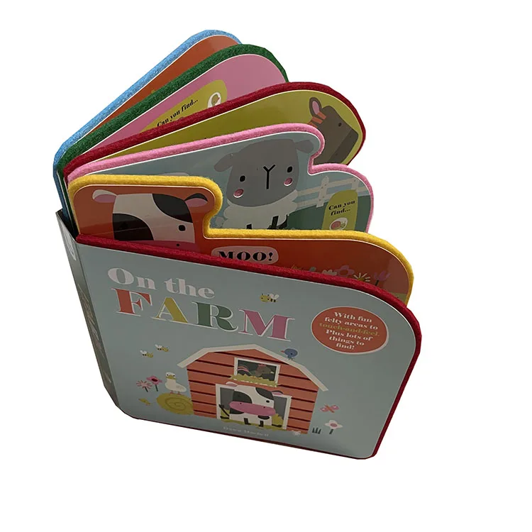 custom children board book printing