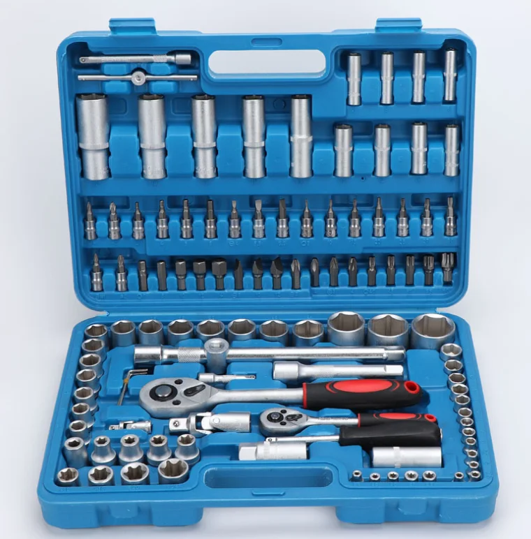 Cheap price 108pcs socket wrench set hardware hand tools for auto repair