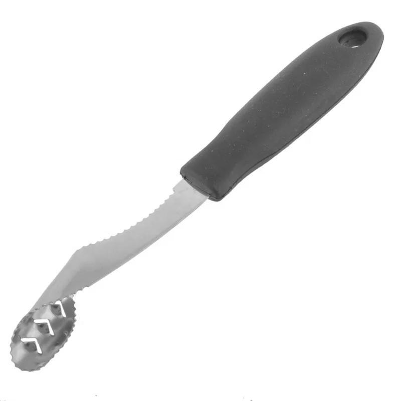 1 pc wholesale Stainless Steel Fruit Corer With Rubber Handle Barbecue Chili Pepper Jalapeno Corer Core Seed Remover Kitchen Gad