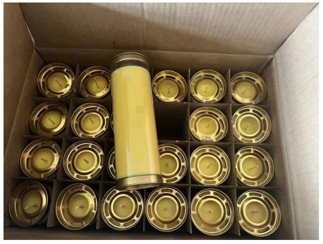 Scented Candles Printed  Popular 100% Natural Non-toxic Church Funeral Grave Memorial Spiritual 7 Days Prayer Religious Candle