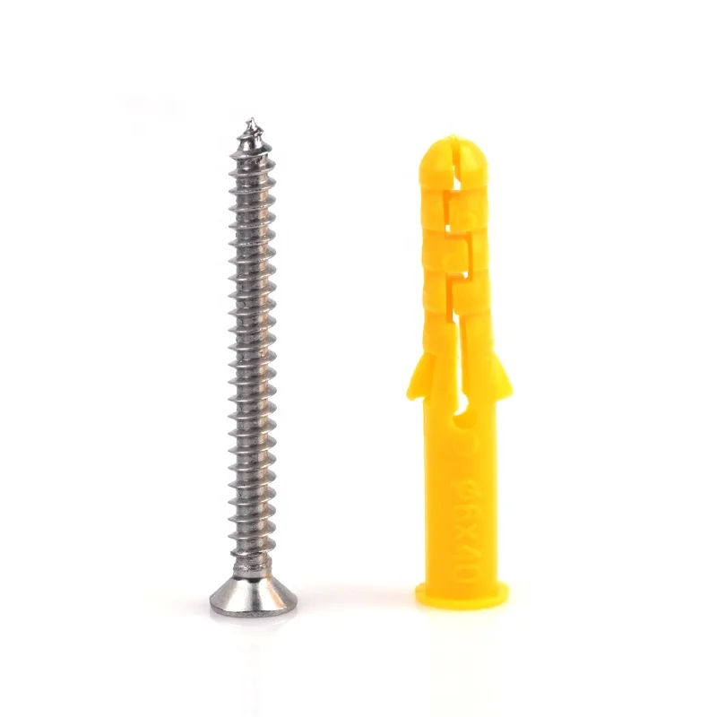 Factory Price M6 M8 M10 M12 Wall Screw Plug Expansion Drywall Anchors Anchor Bolt Fish Shape Plastic Nylon Inch Building ANKA