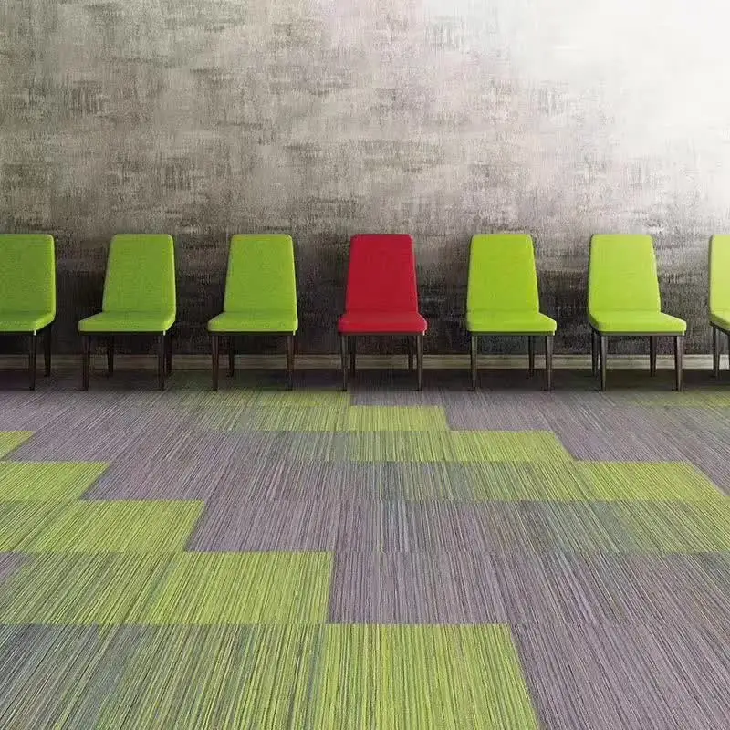 New Arrival Machine Tufted Office Luxury Waterproof Square Carpet for Sale