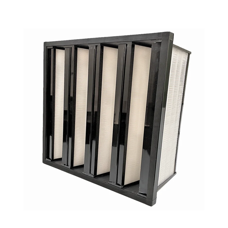 609x609x292 mm China Manufacturer Air Conditioner HVAC Panel Filter Plastic Frame Mini HEPA Air Filter