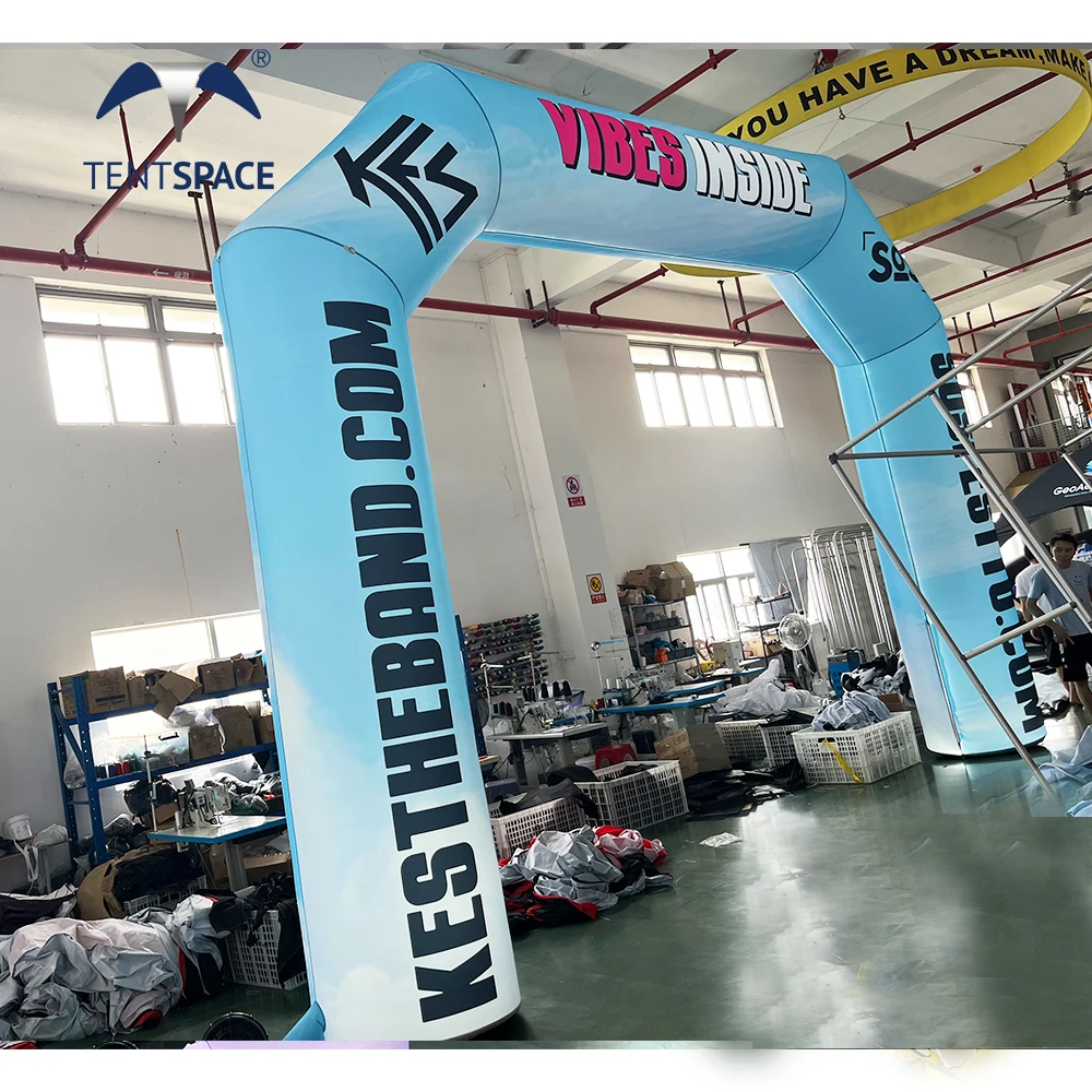 Custom Inflatable Gate Arch Start Finish Line Inflatable LED Lighting Archway Advertising Lighting Inflatable Arches
