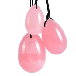 Wholesale Natural Nephrite Jade Kegel Ball Rose Quartz Yoni Egg Set
