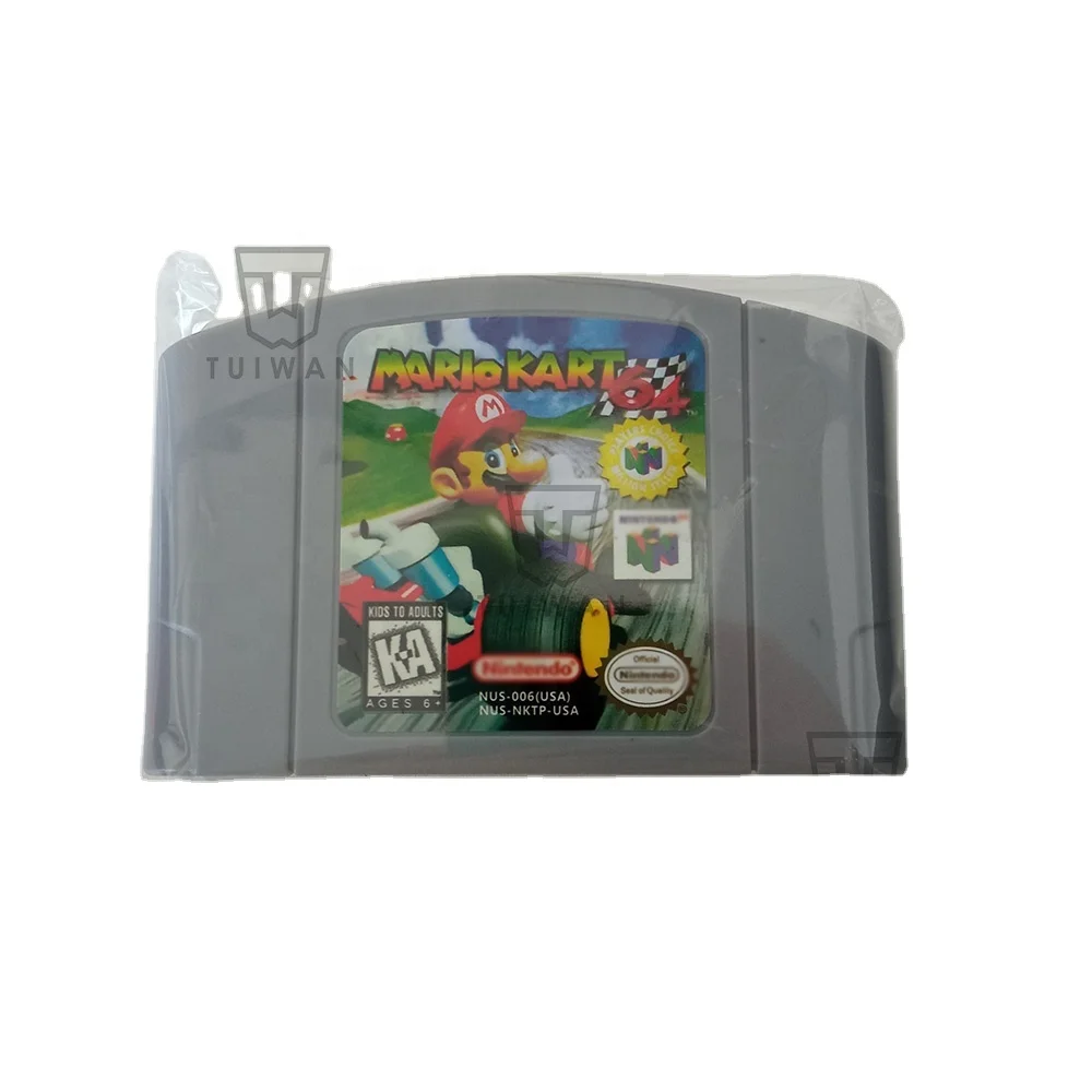 High Quality New Kart 64 Video Game Cartridge Card US Version video game cards
