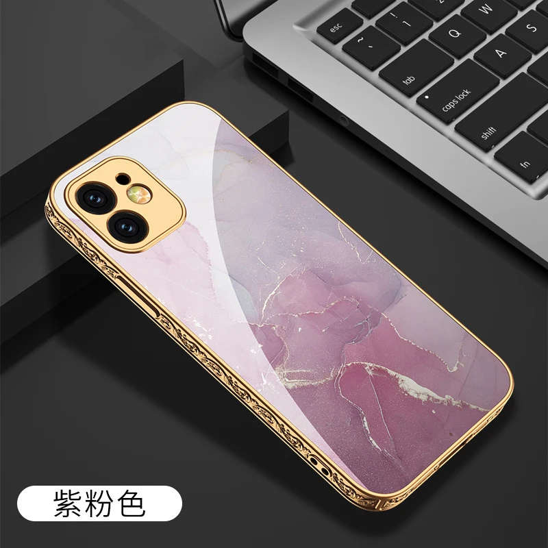  GKK 2021 цветной чехол с рисунком для iPhone 12 матовый ударопрочный из ТПУ 2 в 1 задней крышки объектива телефона