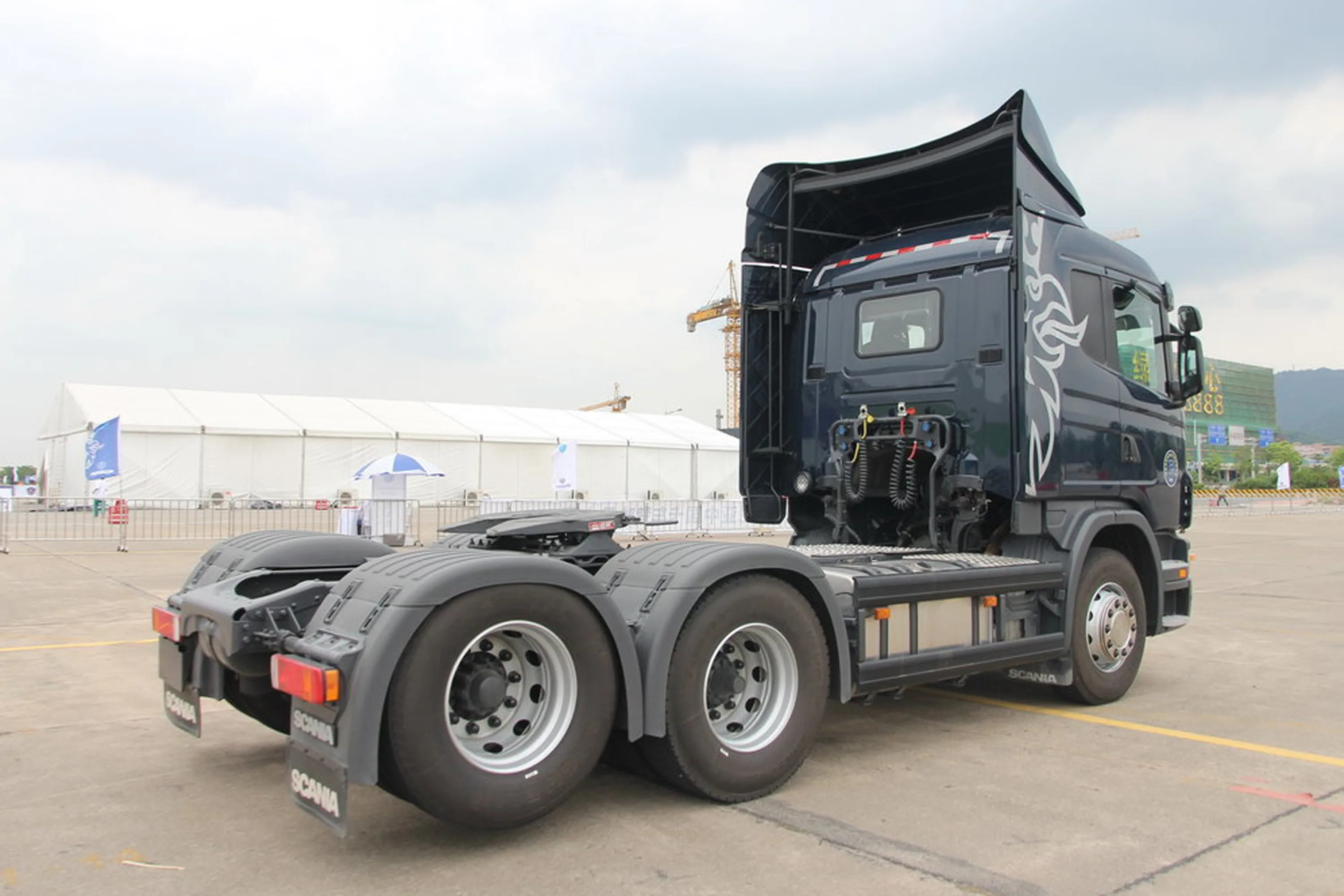  Горячая Распродажа низкая цена б/у трактор для грузовика scania G420 6x2R 10 дюймов специальный грузовик-контейнер