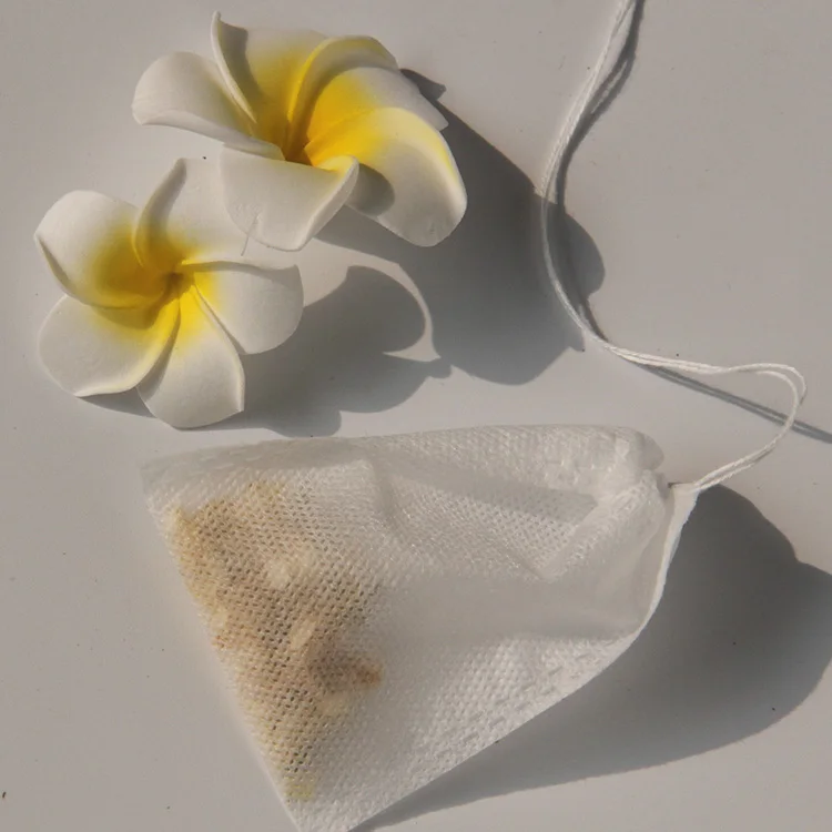 Wholesale Disposable Tea Filter Bags Drawstring Seal Empty Tea Bags For Loose Tea With String