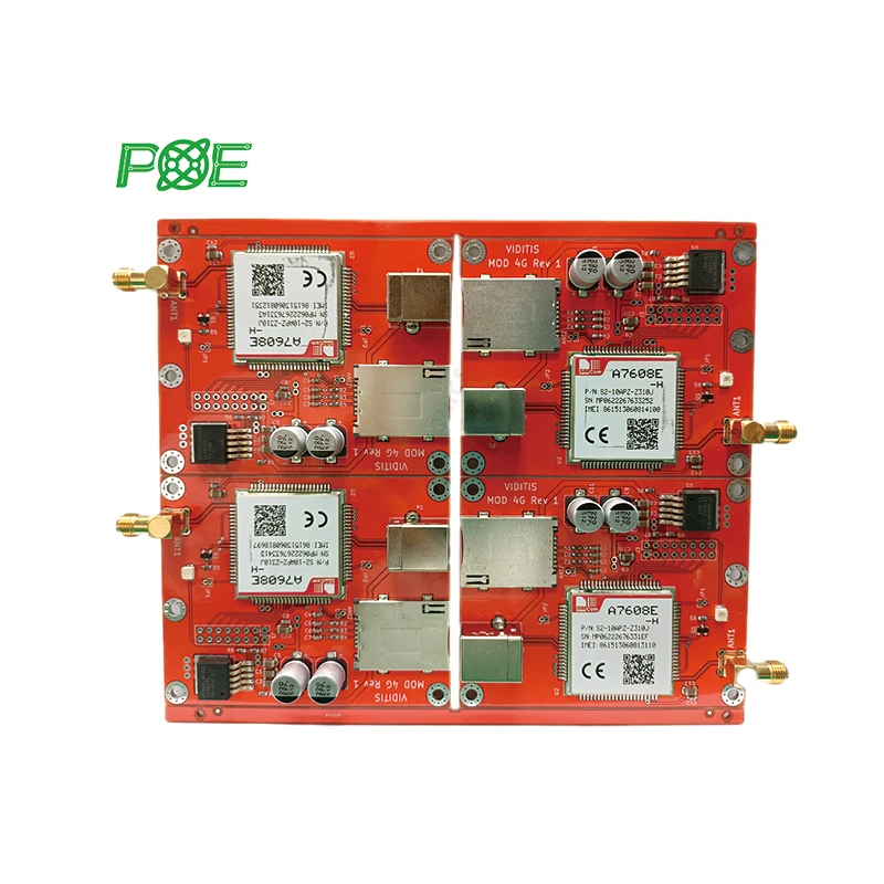 POE 94v0 Circuit Pcb FR4 Manufacturer Double-sided circuit board Customized Keyboard pcb Home appliance pcba