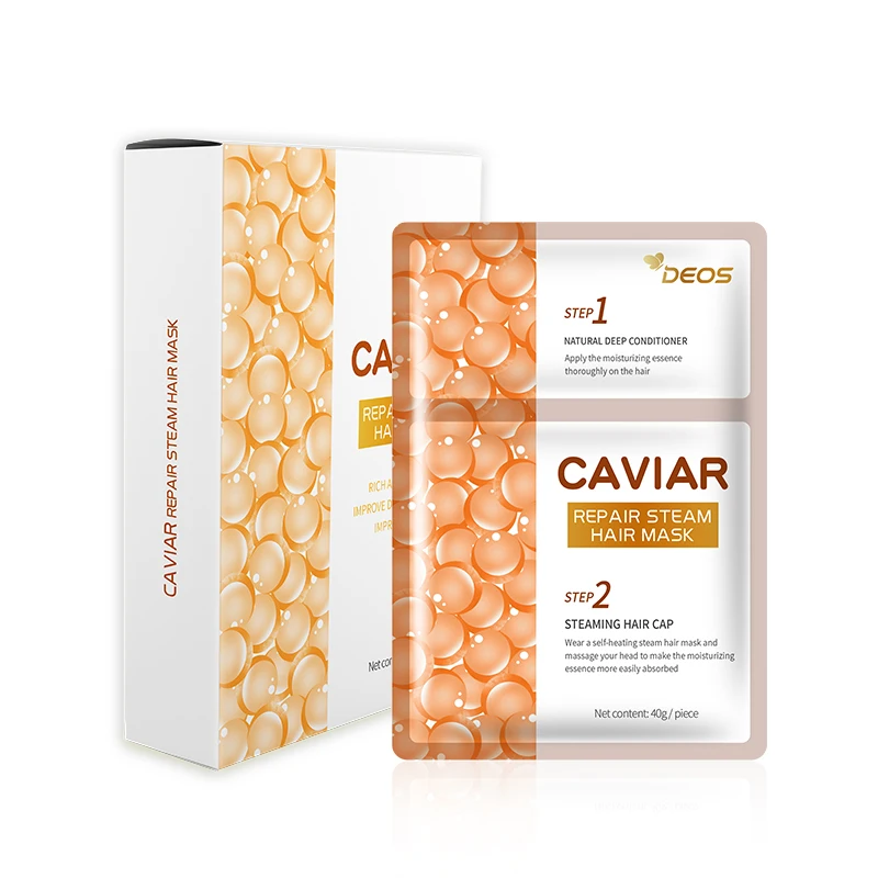 Private label repair hair salon home caviar steam fashion nourishing hair mask