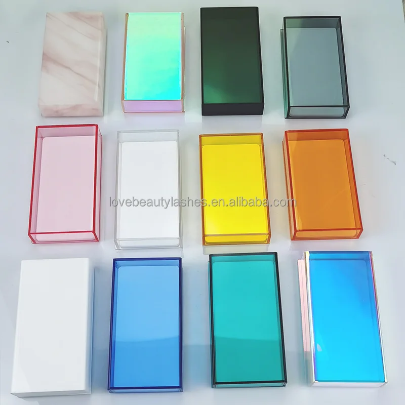 Xiujiesi Lash Title Organizer Box lash display tile in storage professional eyelash tile tray case display