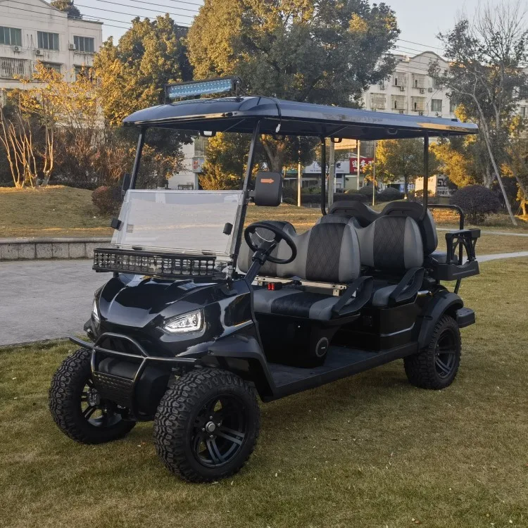 6 Seater Powerful Electric Golf Car with electric or gasoline golf carts